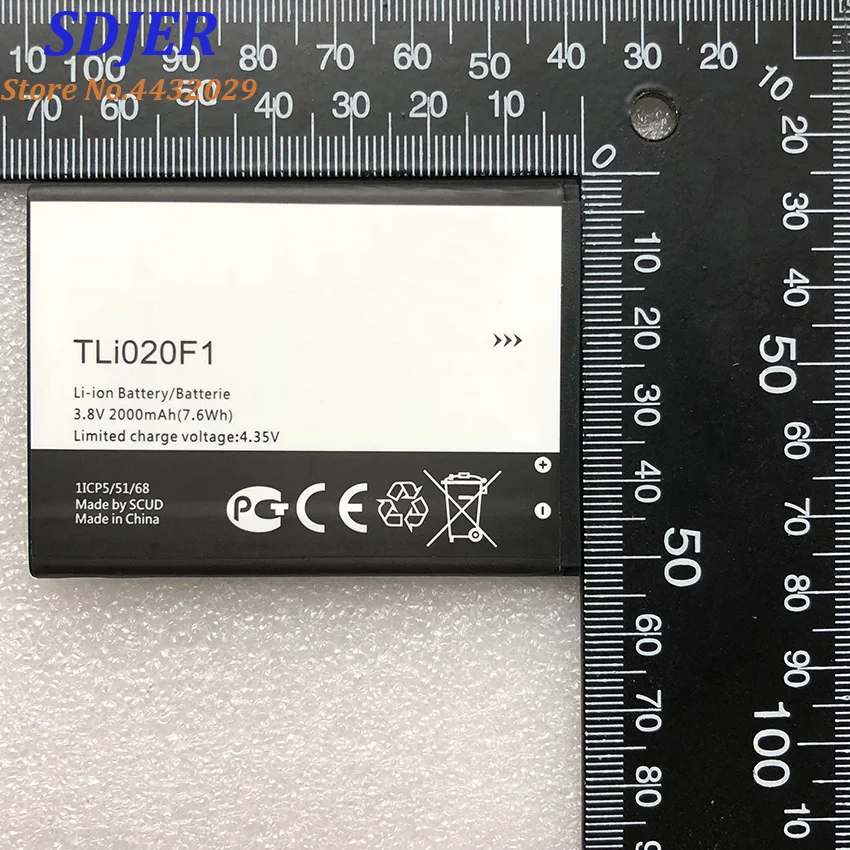 2019 New TLI020F1 TLI020F2 Battery For TCL J720T J726T Alcatel One Touch Pop 2 5042d C7 7040 OT-7040 OT-7040D Phone Replacement