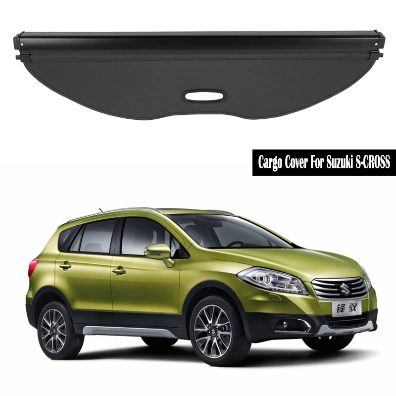 

Rear Cargo Cover For Suzuki S-CROSS 2013 2014 2015 privacy Trunk Screen Security Shield shade Auto Accessories