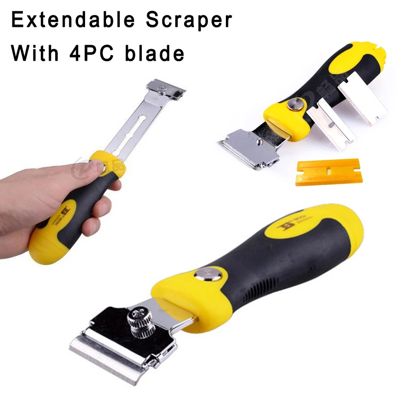 

BOSI Multipurpose Extensible Floor Window Wall Razor Putty Knife Scraper 5Pc-Set