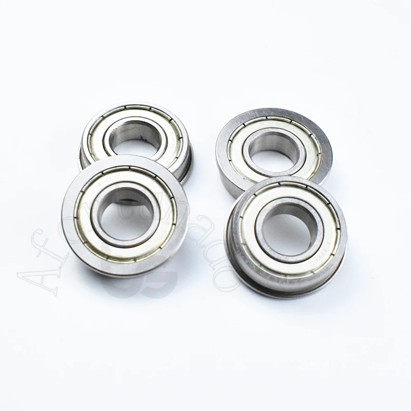 FR8ZZ 10pcs Flange Bearing 12.7*28.575(31.12)*7.938(mm) chrome steel Metal Sealed Mechanical equipment parts