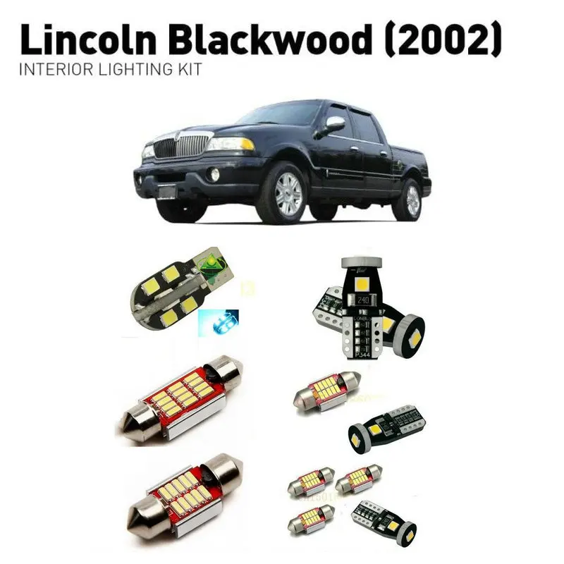 

Led interior lights For Lincoln blackwood 2002 8pc Led Lights For Cars lighting kit automotive bulbs Canbus