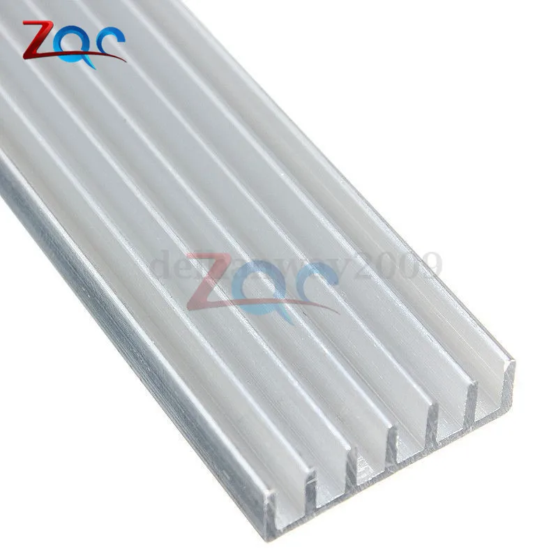 Silver Heat Sink LED 150x20x6mm Heatsink Aluminum Cooling Fin 150*20*6mm