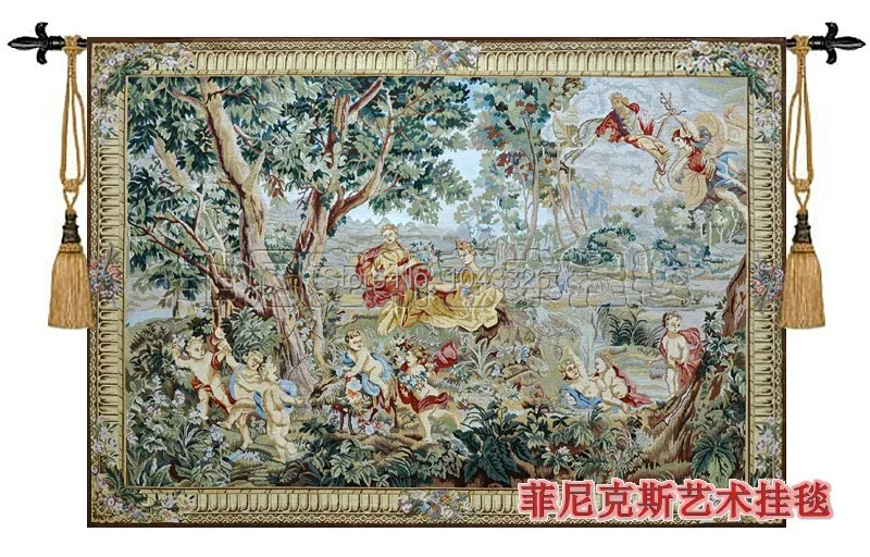 

140*100cm Classic European Imperial garden Soft cloth art tapestry wall hangings for Home decoration PT-43