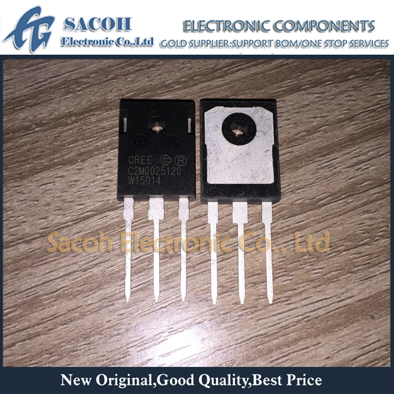 

Refurbished Original 1Pcs/Lot C2M0025120D C2M0025120 TO-247 90A 1200V Silicon Carbide Power MOSFET