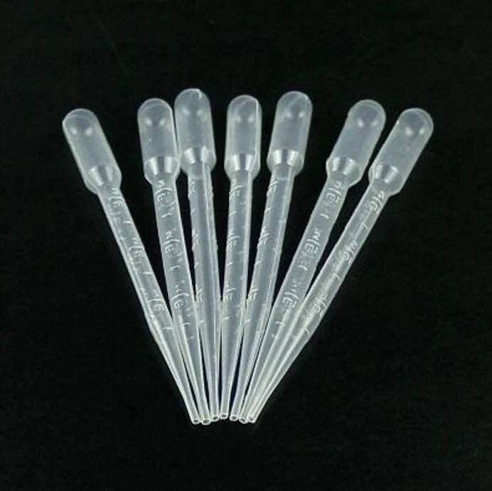 Wholesale 1000 x 5ML Disposable Plastic Pasteur Pipettes 5cc Scaled Transfer Pipettes