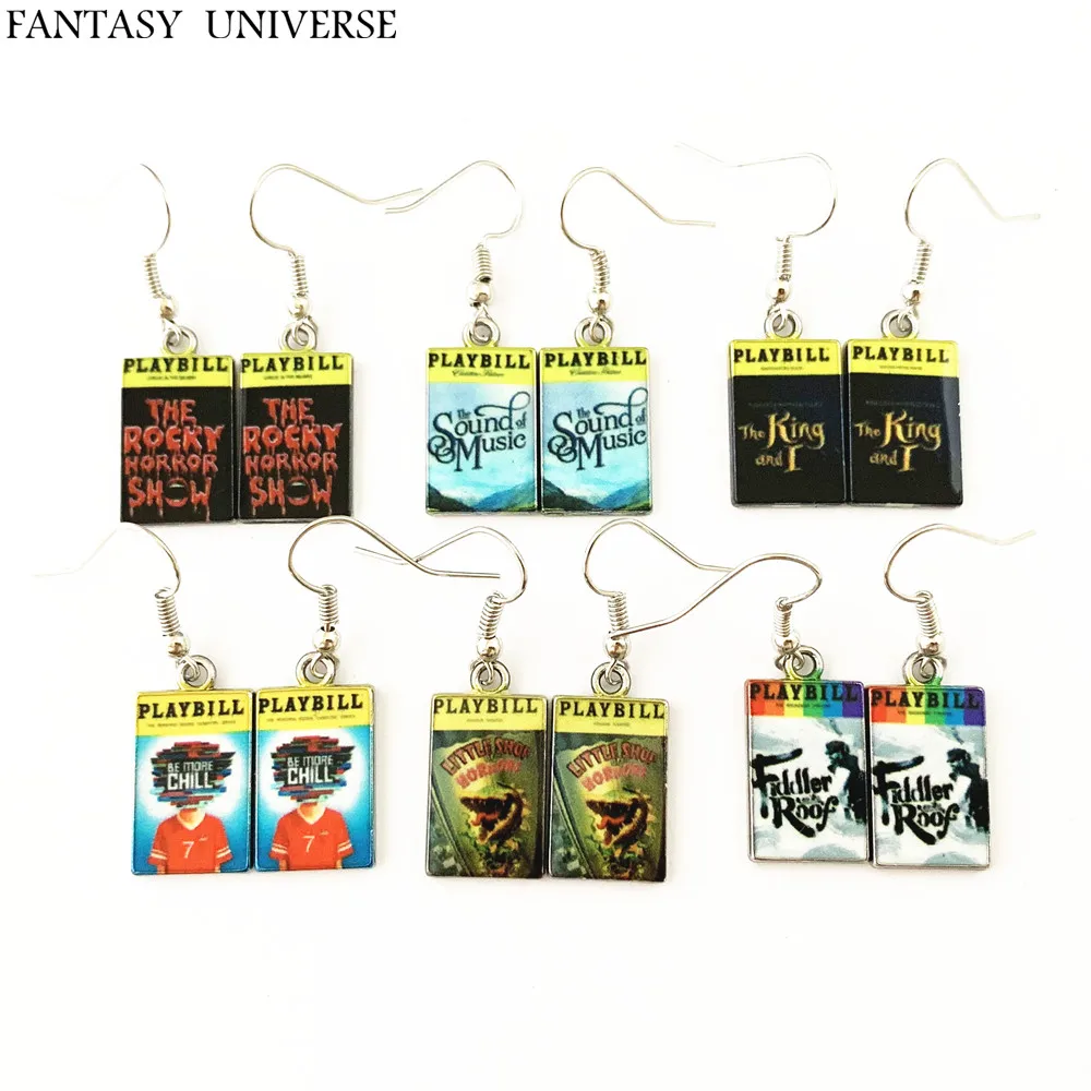 

FANTASY UNIVERSE Freeshipping wholesale 20pc a lot Broadway Earrings HRKSLKSA03