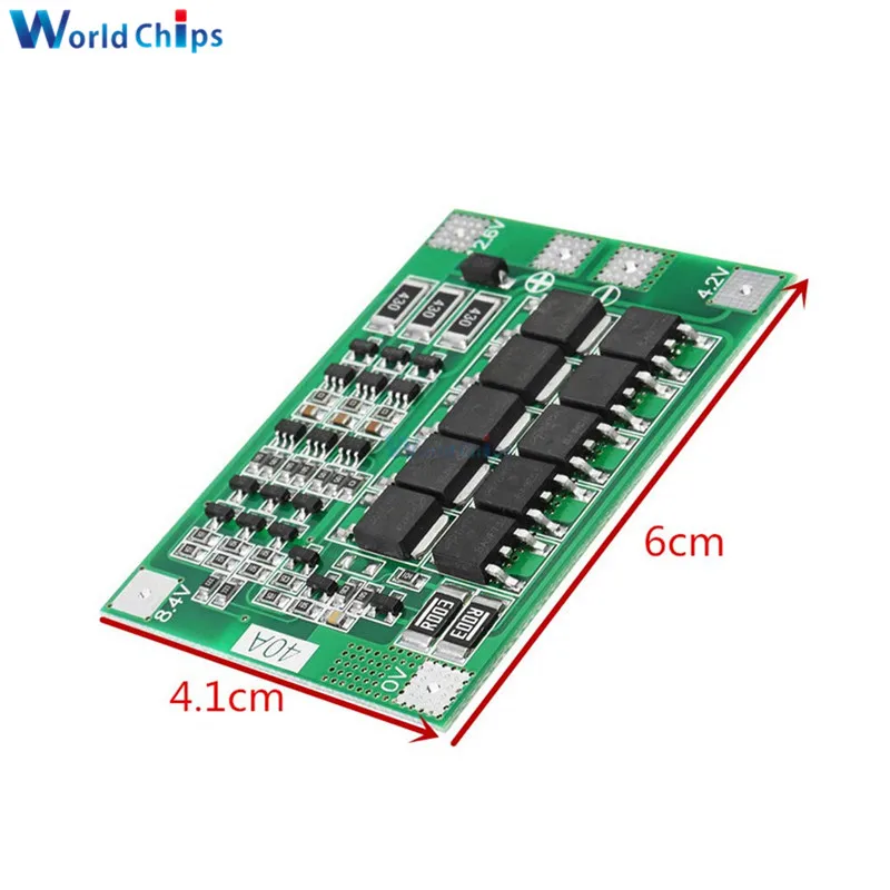 3S 40A Li-ion Lithium Battery Charger Lipo Cell Module PCB BMS Protection Board For Drill Motor 12.6V Enhance/Balance Version