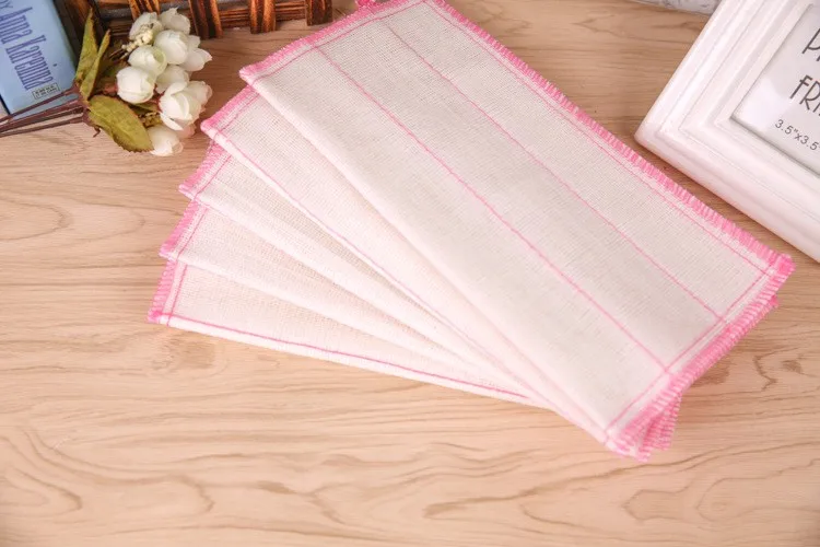 4pcs/set Anti-grease Cloth Bamboo Fiber Washing Towel  Kitchen/home/hotel Cleaning  cloths Wiping Rags towel free