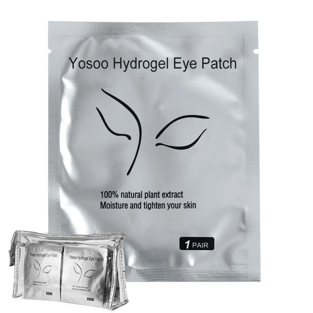 50Pairs Eyelash Extension Eye Pads Pillows Disposable Patches for Eyelashes Under Eyes Tips Lint Free Lash Sticker Wraps Makeup