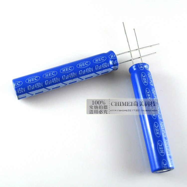 Electrolytic capacitor 450V 47UF volume 10X50MM LCD TV LED capacitor