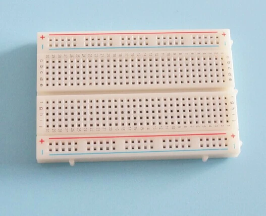 10pcs/lot mini bread board / breadboard 8.5CM x 5.5CM 400 Holes Breadboard  Best quality