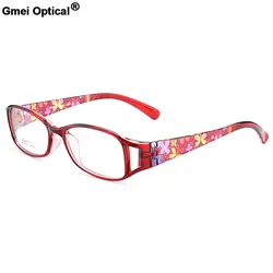 New Arrival Gmei Optical Colorful Women Full Rim Optical Eyeglasses Frames Urltra-Light TR90 Plastic Female Myopia Eyewear M5098