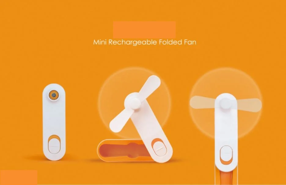 USB Mini Pocket Fan Pieghevole Ricaricabile Pop Ventole di Raffreddamento Di Raffreddamento Portatile