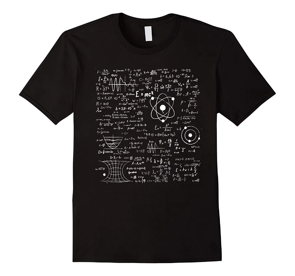 2019 New Fashion Brand Clothing Science Teacher Formula Physics Science T-Shirt