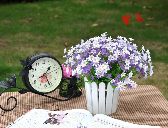 Venta de fábrica] pequeñas flores artificiales hexagonales fabricantes de flores de simulación apertura de la Casa de la boda con flores