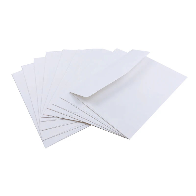 

10pcs/lot White Blank DIY Paper Multifunction Business Gift Card Envelopes For Wedding Birthday Party Invitation Decoration