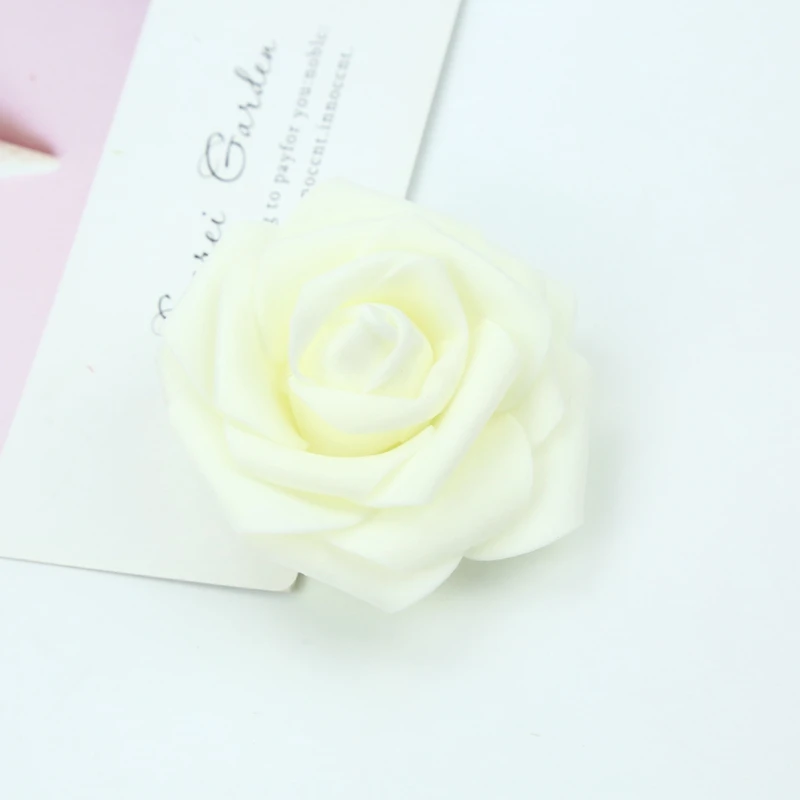 7CM Schaumrosen Blumenwand Heim- und Hochzeitsdekoration Brautaccessoires Ausverkauf Scrapbooking Brosche Handgemachte Kunstblumen – Detail 21