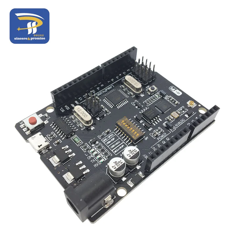 UNO + WiFi R3 ATmega328P + ESP8266 CH340 (32Mb speicher) 6V-9V USB-TTL CH340G Für Arduino NodeMCU WeMos Eine Entwicklung bord – Detail 15