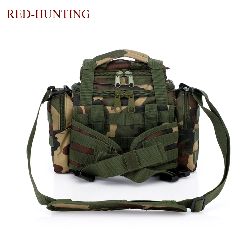 600D Nylon Multi-purpose Outdoor Camera Bag Tactical Camping Hiking Climbing Backpack Rucksack