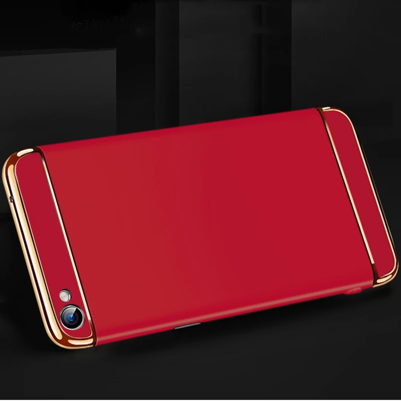 Luxury Plating Covers Case for OPPO F1S F5 F7 Aluminum Metal Bumper Shockproof Back Phone Cover for OPPO R15 Pro Dream Mirror