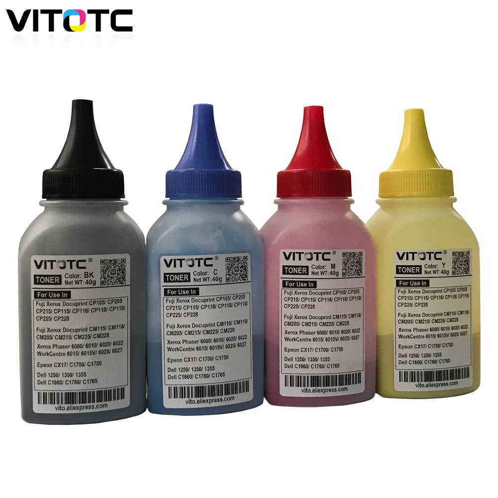 4 Color Cartridge Chip Toner Powder Compatible For Ricoh Aficio SP C250e SP C261SFNw SP C260DNw SPC250 SPC260 SPC261sf SPC261DNw