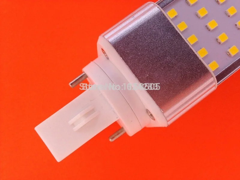 Hot sale lampada led lamp G24 AC85-265V 12W Horizontal Plug Lamps Epistar smd 2835 55 LED white/warm white 1300LM free shipping