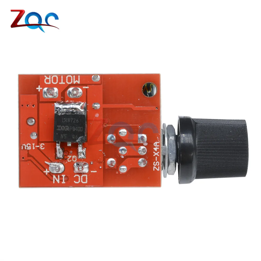 Hot Sale Mini 5A PWM Max 90W DC Motor Speed Controller Module 3V-35V Speed Control Switch LED Dimmer