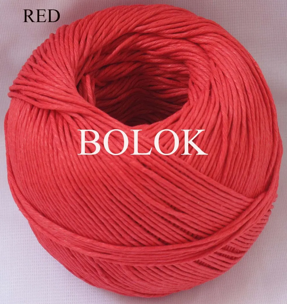 1mm waxed and dyed hemp cords100m/ball (8pcs/lot) red color wholesale by free shipping (36 countries)