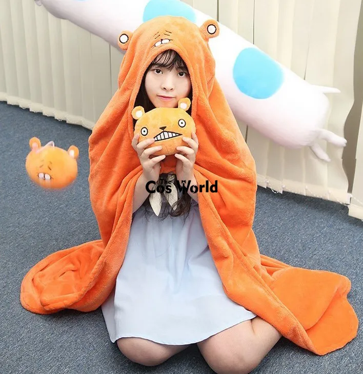 Himouto! Umaru-chan Umaru Doma Soft Warm Cloaks Capes Hooded Hoodie Uniform Outfit Anime Cosplay Costumes