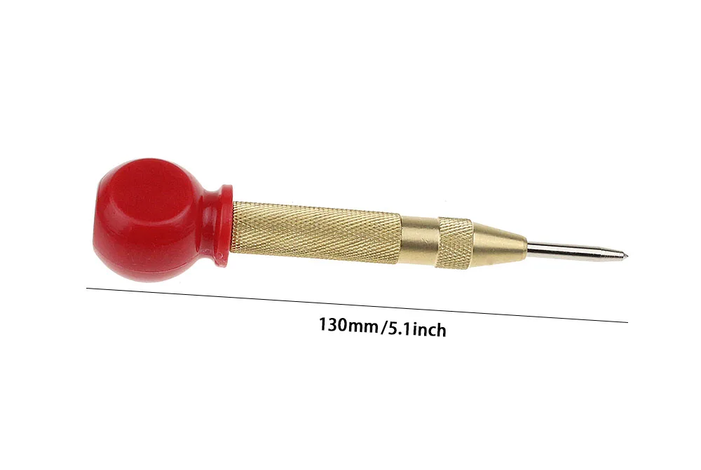 Negende Wereld 1 Stuks 5 inch HSS Automatische Center Punch Veerbelaste Markering Startgaten Met Een Beschermhoes