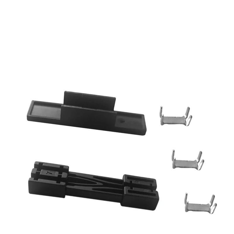 1*2 صندوق فرن صغير لكابل إسقاط FTTH أنابيب واقية مادة ABS أسود 40*10 مللي متر حماية الألياف البصرية 100 قطعة