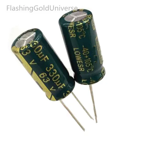 63V 330UF 330UF 63V  Electrolytic Capacitors volume:  10X20 best quality New origina