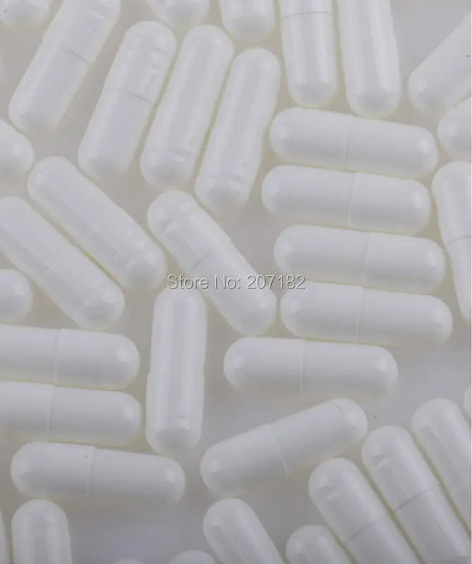 (10,000pcs/Pack) Size 000 Empty Hard Gelatin Capsules White/White Color 000# --- Joined & Separated Available