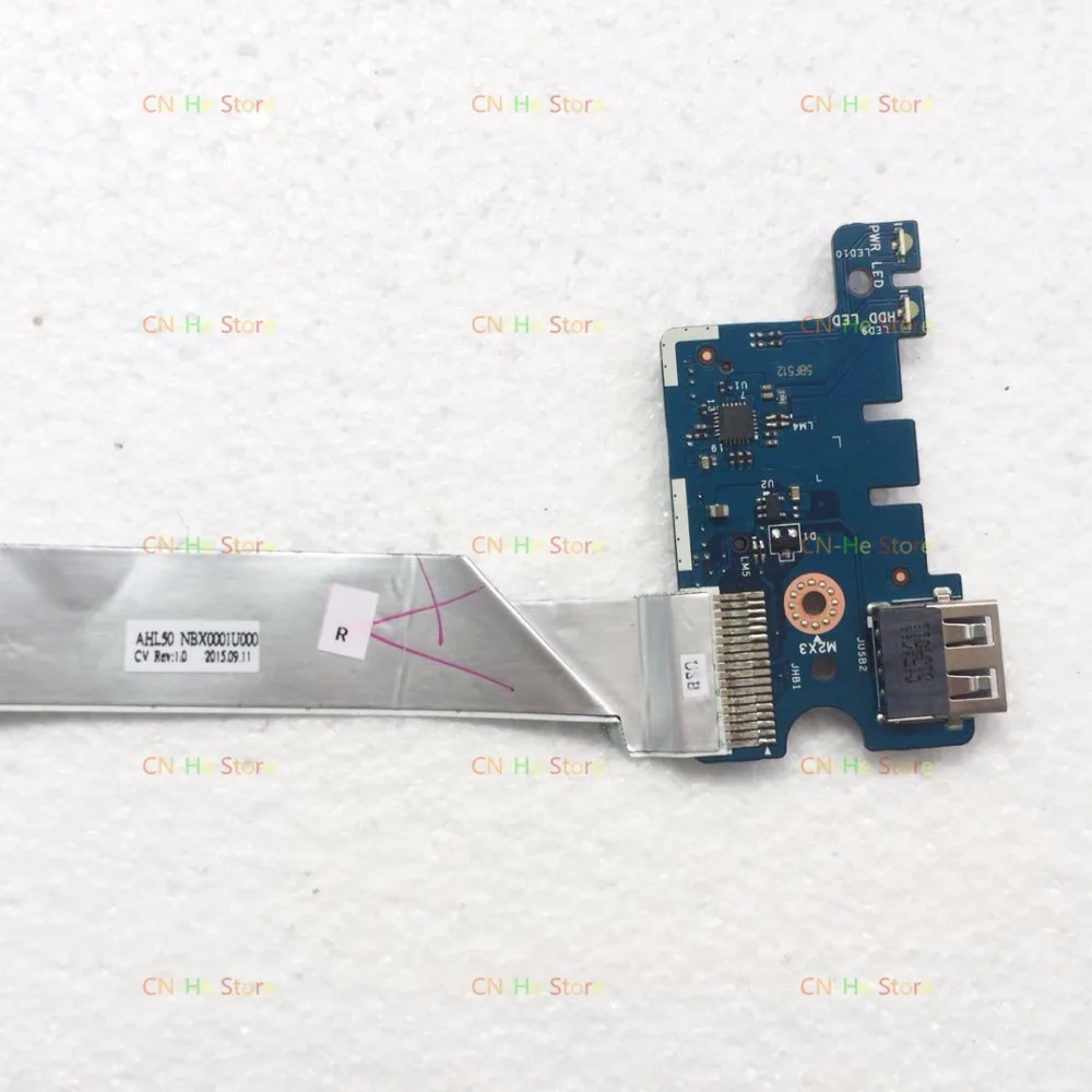 FOR HP 15-AC 15-AF 250 G4 USB Card Reader Port Daughter Board With Cable LS-C705P Perfect work