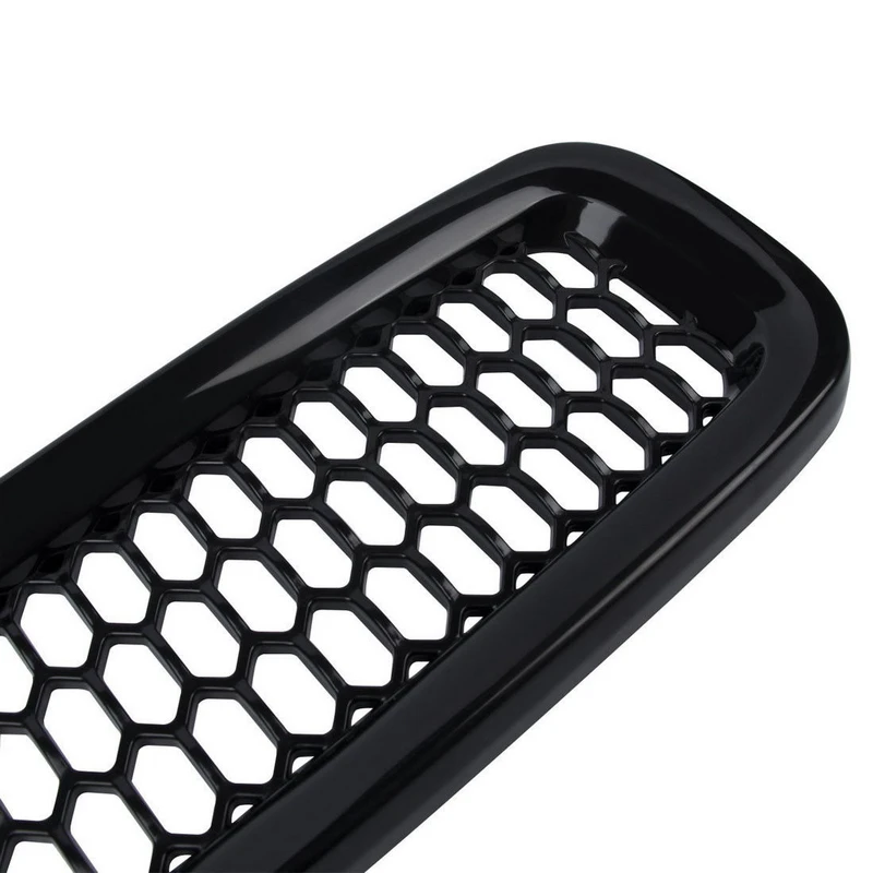 7pcs Front Mesh Grill Grille Insert Cover Trim For Jeep Renegade 2015-2018