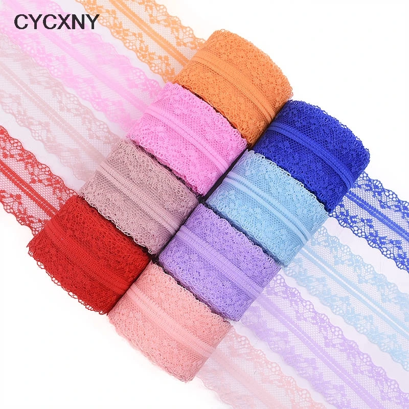 20m White Lace Trim 4cm Beautiful Lace Ribbon Tape DIY Embroidered African Lace Fabric for Sewing Accessories Wedding Craft