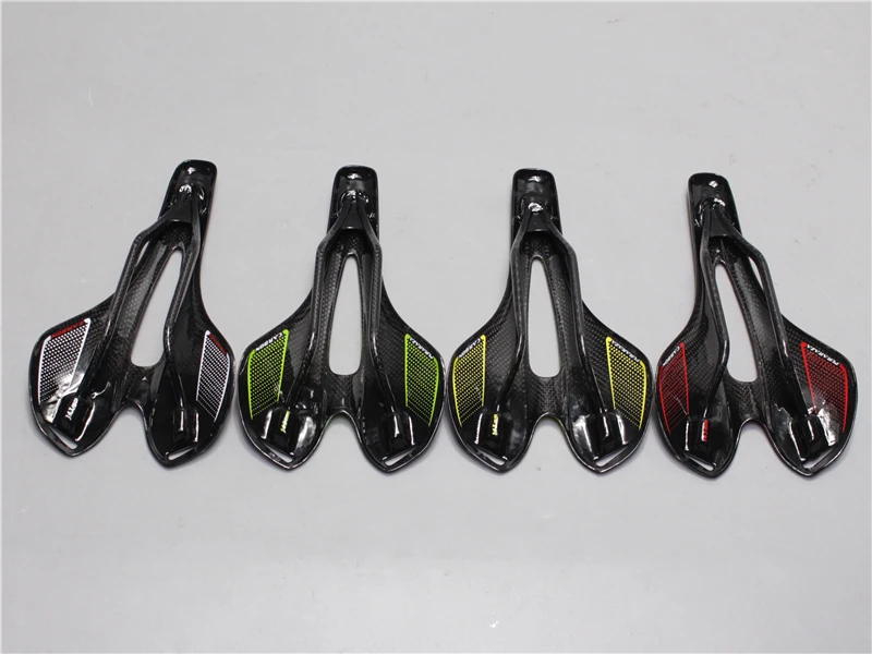 Famous Brand Full Carbon Fiber Road Mountain Bike Saddle / Carbon Fiber Saddle / Seat Bag Handle / fork / Leader / cup frame 95G