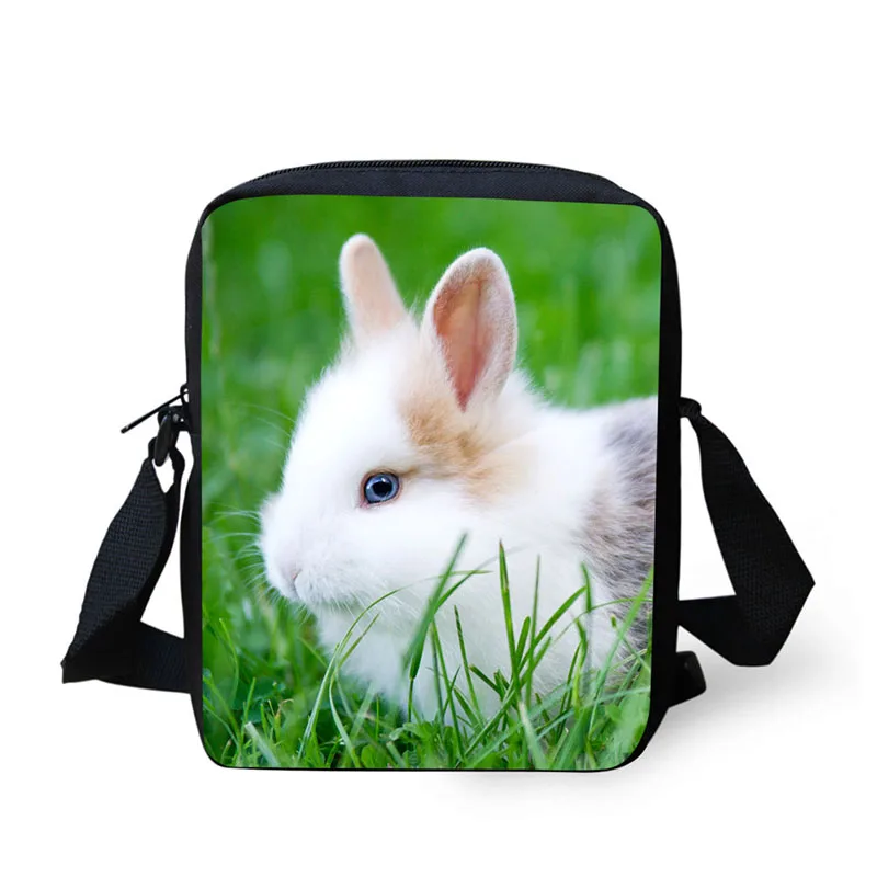 Cross Body Bag Rabbit Bunny Printing Messenger Bags for Men Women Hot Brand Small Cross Body Bags for Ladies Mens Travel Bags