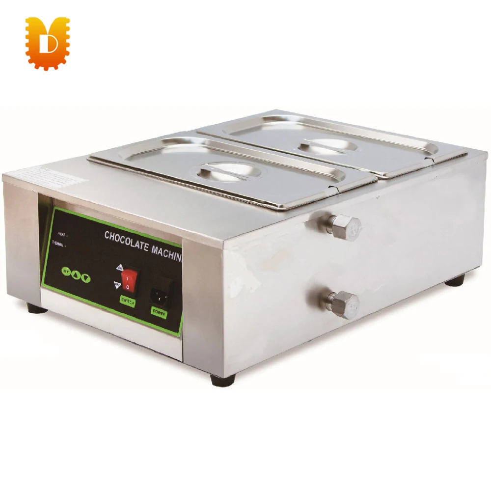 Два горшка для плавления шоколада