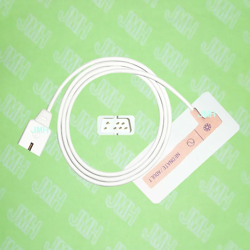 

Compatible DB9 7pin Nellcor/CSI/BCI/HP/GE Pulse Oximeter monitor the Neonate/Adult disposable SPO2 sensor(Non-woven),5 pcs.