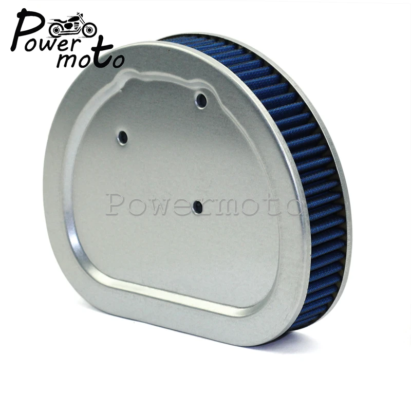 For Harley Touring Dyna Softail Twin Cam 1999-2011 Blue Motorcycle High Flow Air Filter Air Cleaner Intake 29461-99