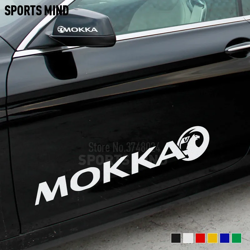 

1 Pair SPORTS MIND Car Sticker Decal Automobiles Car Styling Exterior Accessories For Opel Mokka Vauxhall Opc Auto Accessories