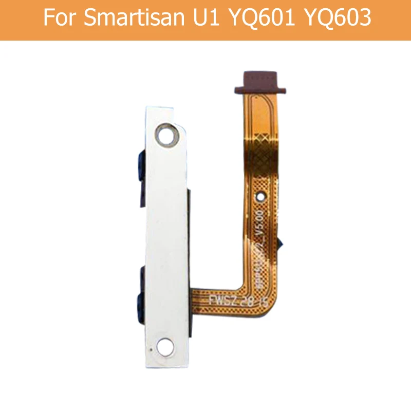 Genuine Volume Button Flex Cable For Smartisan U1 YQ601 YQ603 Side Button flex For Smartisan U1 Volume up down keypad Flex Cable