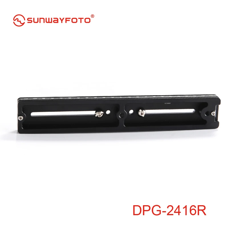 SUNWAYFOTO DPG-2416R Tripod Head Quick Release Plate for DSLR Camera Tripod Plate Professional Monopod Quick Release Plate