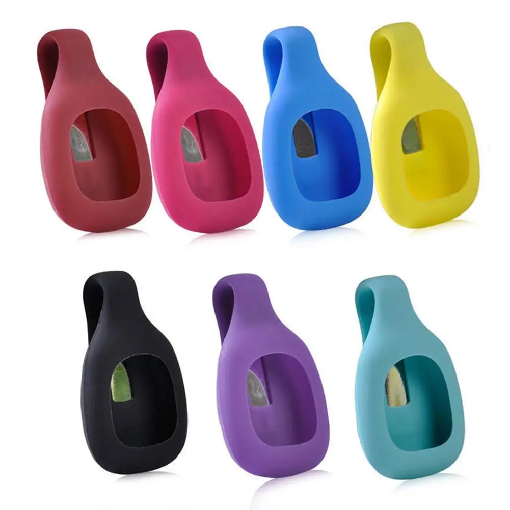 New Sport Colorful Replacement Silicon Rubber Clip Case Cover Holder Pouch for Fitbit Zip Activity Tracker Free Shipping