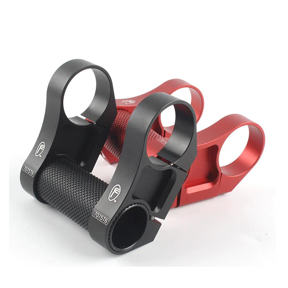 Adjustable double folding bike stem bmx stem riser CNC weight-reducing vertical T-Tube 25.4 Transfer 31.8 bicyle handlebar stem