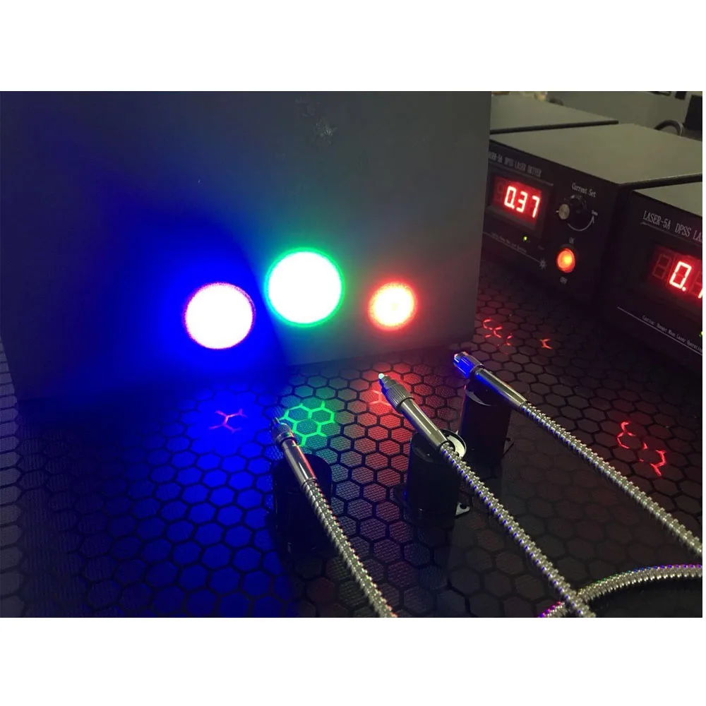 

520nm 1000MW 1W Green Optical Semiconductor Laser Fiber Coupled Output Digital Display Adjustable Power Supply FC Connector