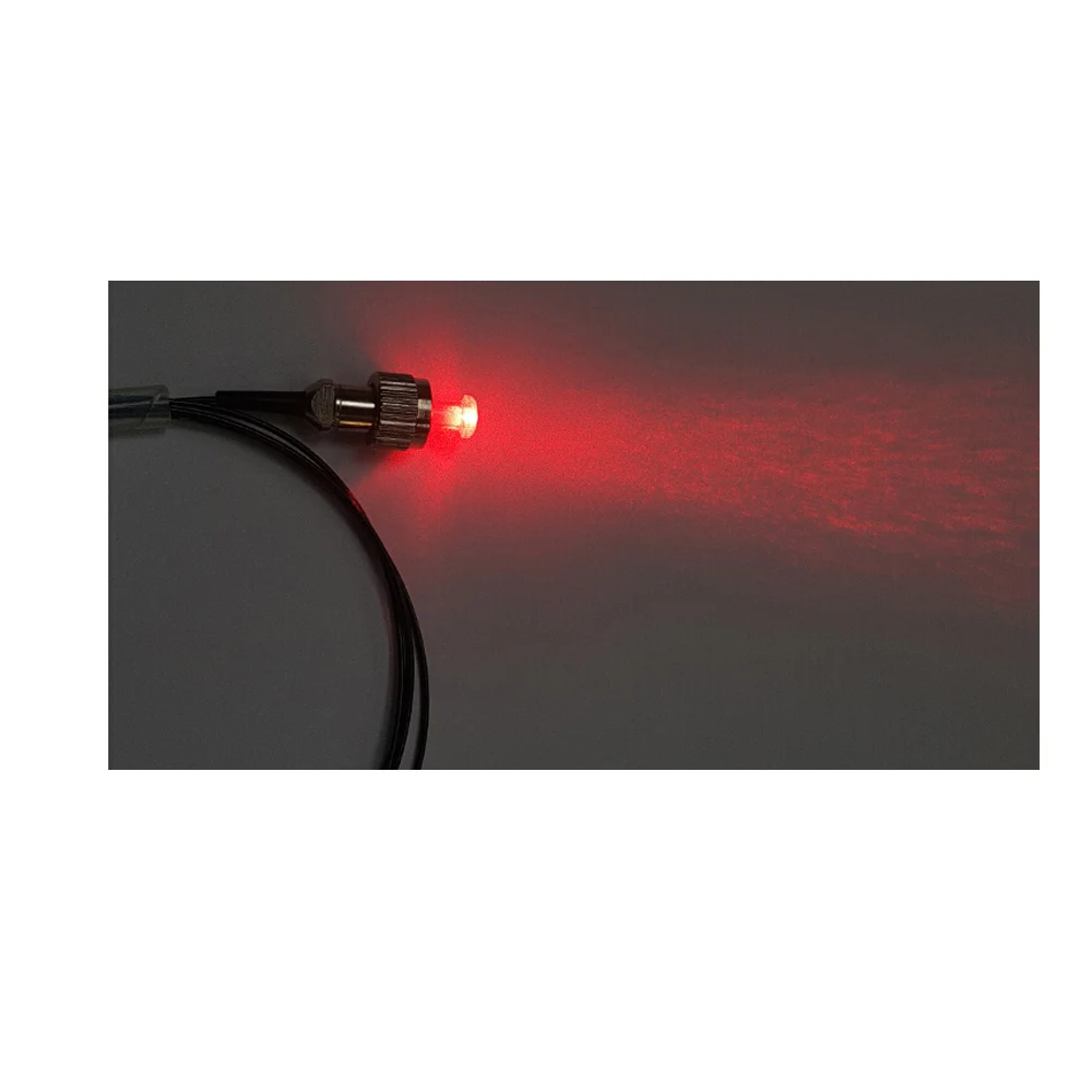 635nm5mw Semiconductor Laser Coupler Splitter Fiber Red Laser Module Lamp FC Connector Core 200um