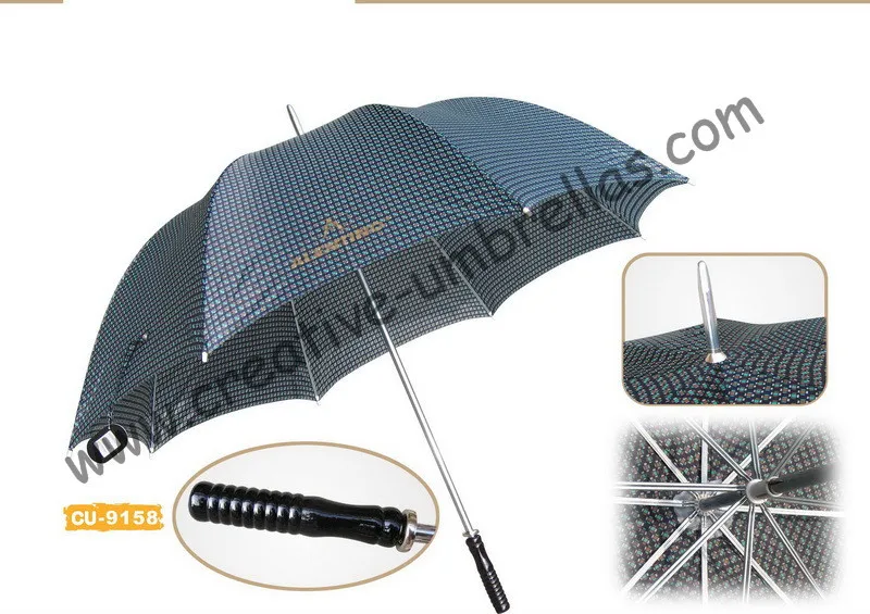 

Free shipping by sea,190T polyester check fabric 14mm metal shaft and ribs,hand open advertising golf umbrella,windproof style