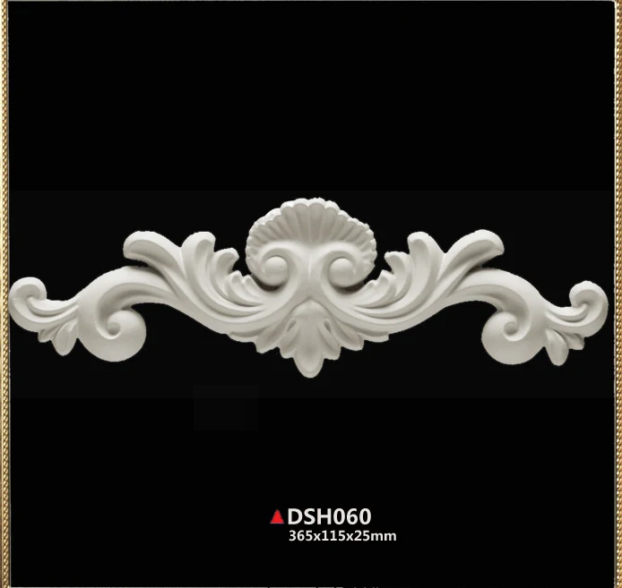 

European style PU Wall Moulding Polyurethane Fireplace Lintel Decoration Ceiling Decor Furniture Portal decorative Components